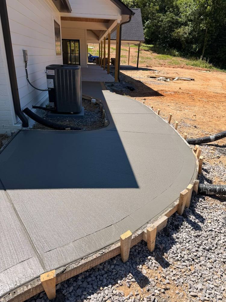 New concrete construction by Dubon Concrete in Knoxville, TN