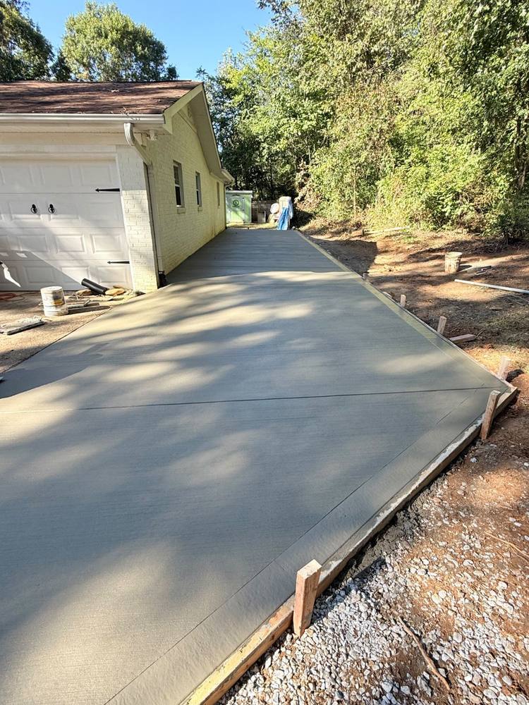 New concrete construction by Dubon Concrete in Knoxville, TN