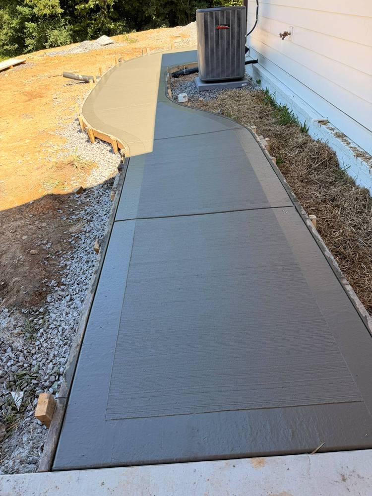 New concrete construction by Dubon Concrete in Knoxville, TN