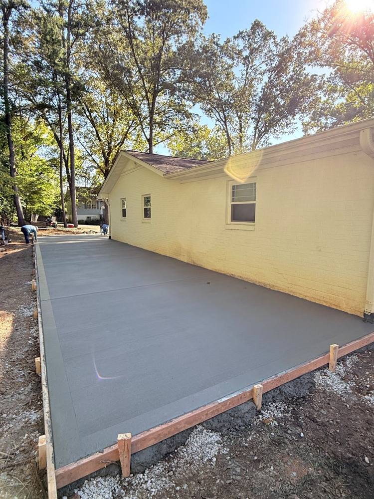 New concrete construction by Dubon Concrete in Knoxville, TN