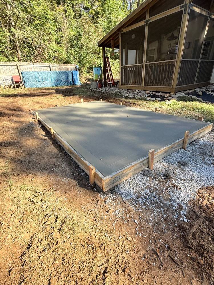 New concrete construction by Dubon Concrete in Knoxville, TN